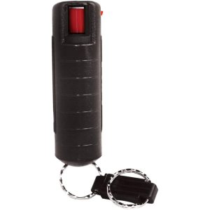 Pepper Shot 1.2% MC ½ oz Pepper Spray Hard Case with Belt Clip and Quick Release Keychain