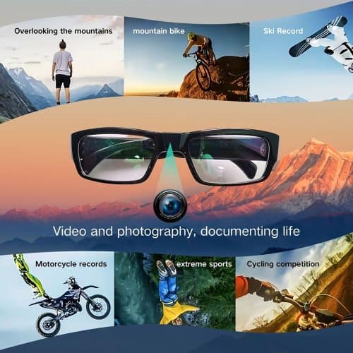 Eyeglasses Hidden Spy Camera with Built in DVR - Image 11