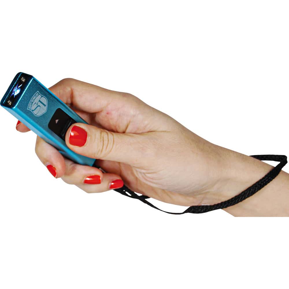 Slider Stun Gun LED Flashlight USB Recharger - Image 8