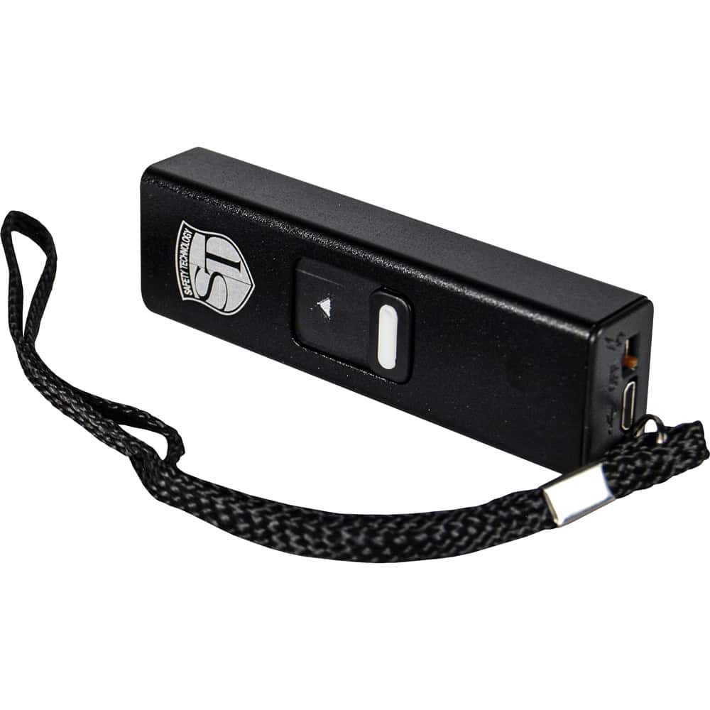 Slider Stun Gun LED Flashlight USB Recharger - Image 2